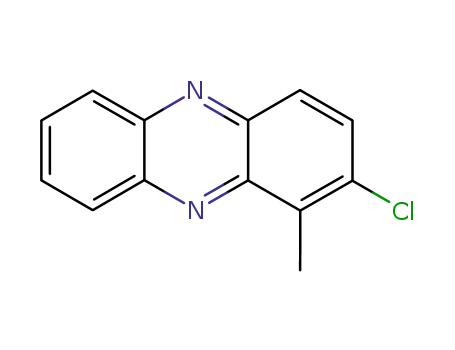Molecular Structure of 7495-32-1 (2-chloro-1-methylphenazine)