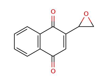 Molecular Structure of 75265-05-3 (2-(oxiran-2-yl)naphthalene-1,4-dione)