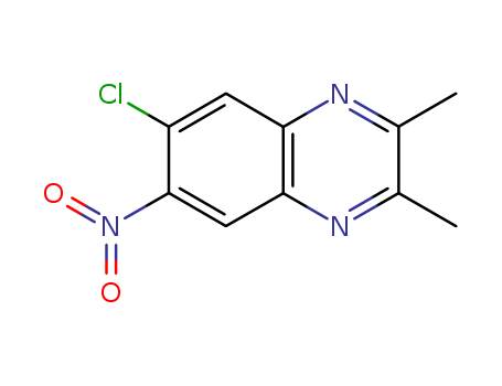 Quinoxaline,6-chloro-2,3-dimethyl-7-nitro-