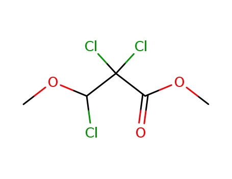 Molecular Structure of 7495-86-5 (methyl 2,2,3-trichloro-3-methoxypropanoate)