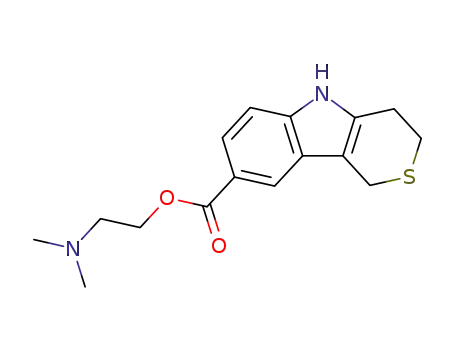 Molecular Structure of 7489-66-9 (Tipindole)
