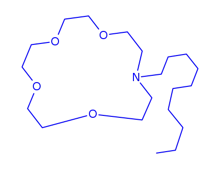 Molecular Structure of 75006-55-2 (13-decyl-1,4,7,10-tetraoxa-13-azacyclopentadecane)