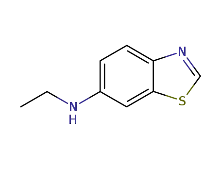Molecular Structure of 76007-14-2 (6-Benzothiazolamine,N-ethyl-(9CI))