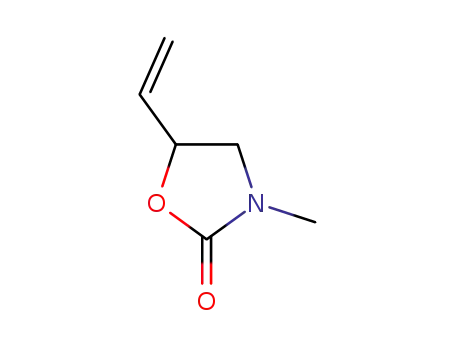 Molecular Structure of 758722-92-8 (2-Oxazolidinone,5-ethenyl-3-methyl-(9CI))