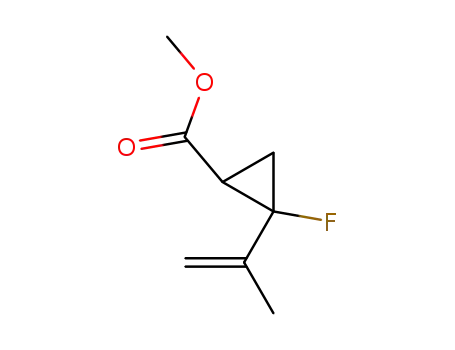 Cyclopropanecarboxylic acid, 2-fluoro-2-(1-methylethenyl)-, methyl ester,
