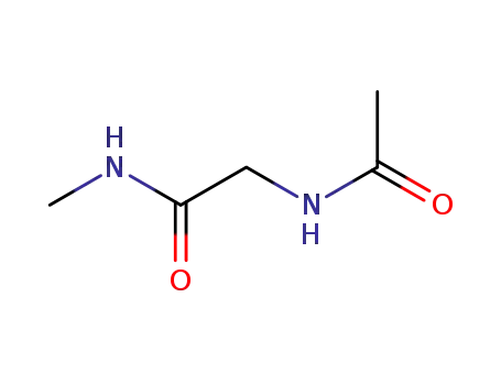 Molecular Structure of 7606-79-3 (Acetamide,2-(acetylamino)-N-methyl-)
