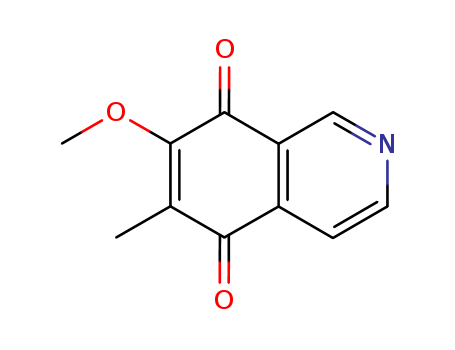 76177-29-2,Aids000108,7-methoxy-6-methyl-isoquinoline-5,8-dione;7-methoxy-6-methyl-5,8-dihydroisoquinoline-5,8-dione;