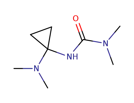 Molecular Structure of 75812-71-4 (3-[1-(dimethylamino)cyclopropyl]-1,1-dimethylurea)