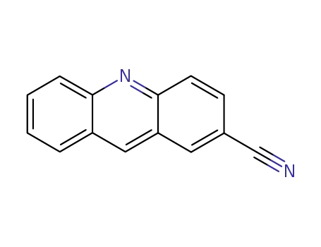 Molecular Structure of 75586-68-4 (acridine-2-carbonitrile)
