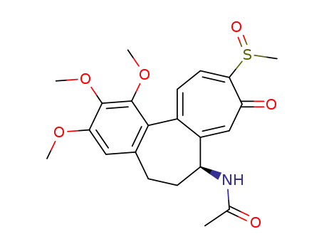 N-[1,2,3-trimethoxy-10-(methylsulfinyl)-9-oxo-5,6,7,9-tetrahydrobenzo[a]heptalen-7-yl]acetamide