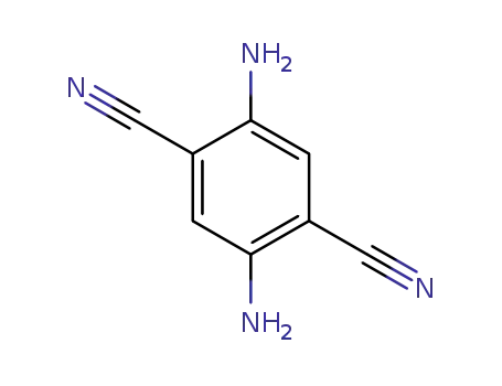 Molecular Structure of 75636-88-3 (1,4-Benzenedicarbonitrile,  2,5-diamino-)