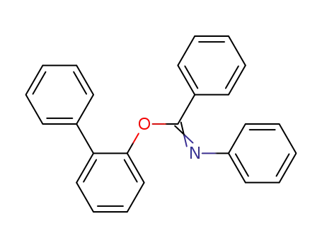 Molecular Structure of 75859-70-0 (N-Phenylbenzimidic acid 2-biphenylyl ester)