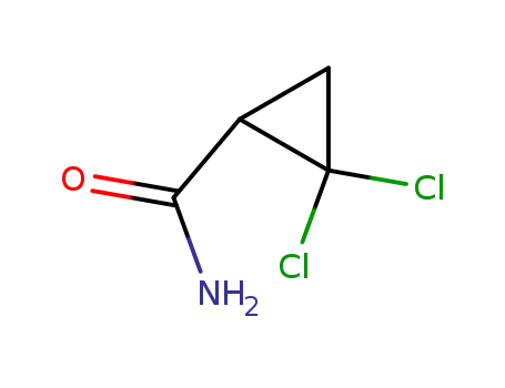 Molecular Structure of 75885-60-8 (2,2-DICHLOROCYCLOPROPANE-1-CARBOXAMIDE)