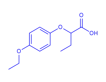 Molecular Structure of 758660-80-9 (Butanoic acid, 2-(4-ethoxyphenoxy)-)