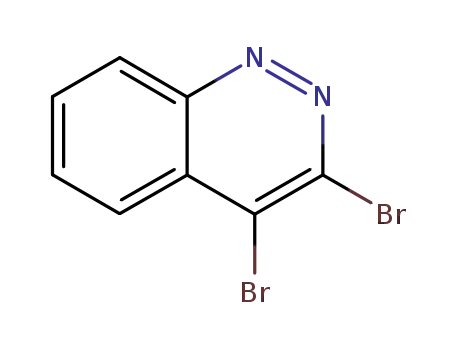 Molecular Structure of 75608-85-4 (Cinnoline, 3,4-dibromo-)
