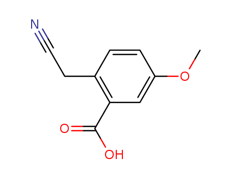 Benzoicacid, 2-(cyanomethyl)-5-methoxy-