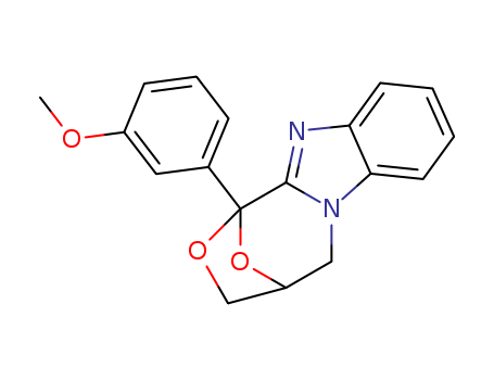 1,4-EPOXY-1H,3H-(1,4)OXAZEPINO[4,3-A]BENZO[D]IMIDAZOLE,4,5-DIHYDRO-1-(3-METHOXYPHENYL)-
