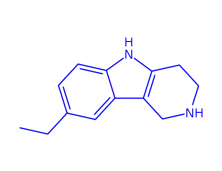 Molecular Structure of 756761-54-3 (1H-Pyrido[4,3-b]indole,8-ethyl-2,3,4,5-tetrahydro-(9CI))