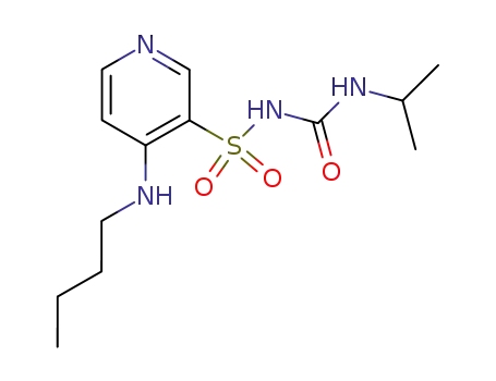Molecular Structure of 76255-54-4 (4-(butylamino)-3-({[(isopropylamino)carbonyl]amino}sulfonyl)pyridine)