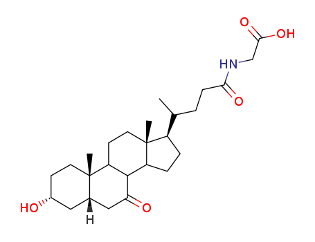 75808-00-3,7-oxoglycochenodeoxycholic acid,7-Ketolithocholicacid-glycine conjugate; 7-Oxolithocholic acid-glycine conjugate