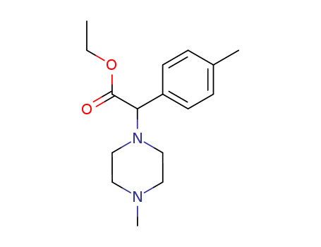 7563-86-2,ethyl (4-methylphenyl)(4-methylpiperazin-1-yl)acetate,