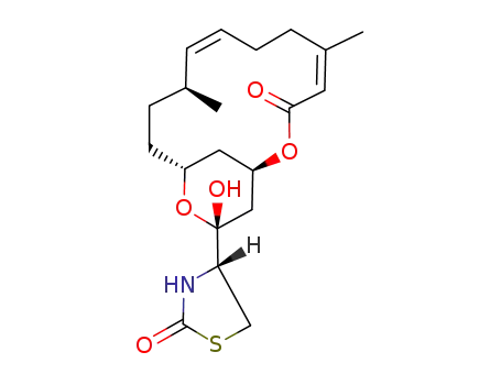 Molecular Structure of 76343-94-7 (LATRUNCULIN B)