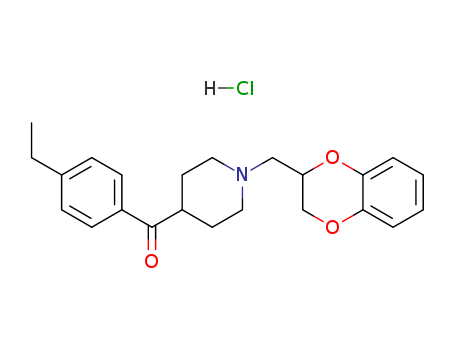 [1-(2,3-dihydro-1,4-benzodioxin-2-ylmethyl)piperidin-4-yl](4-ethylphenyl)methanone hydrochloride