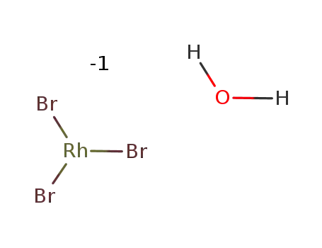Molecular Structure of 123333-87-9 (RHODIUM (III) BROMIDE)