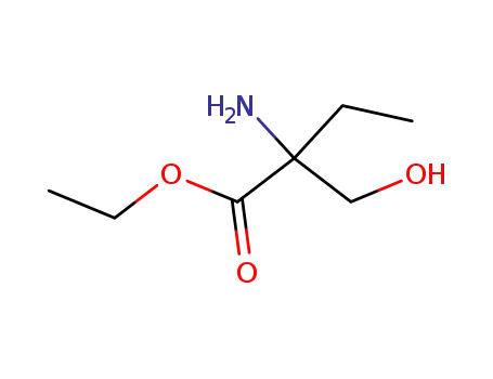 Molecular Structure of 78843-73-9 (Isovaline,  2-hydroxy-,  ethyl  ester)