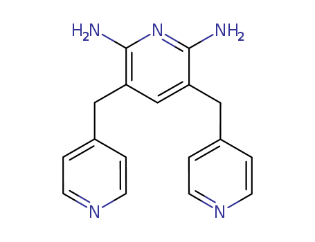 76274-22-1,3,5-bis(pyridin-4-ylmethyl)pyridine-2,6-diamine,