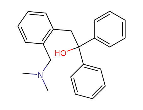 Molecular Structure of 7647-49-6 (2-{2-[(dimethylamino)methyl]phenyl}-1,1-diphenylethanol)