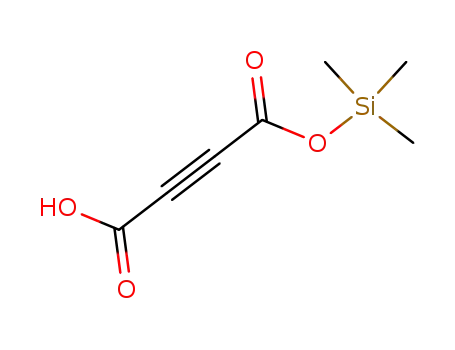 Molecular Structure of 78619-83-7 (Acetylenedicarboxylic acid monotrimethylsilyl ester)