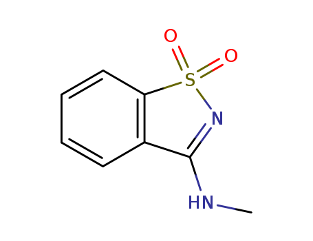N-methyl-9,9-dioxo-9$l^{6}-thia-8-azabicyclo[4.3.0]nona-1,3,5,7-tetraen-7-amine cas  7677-47-6