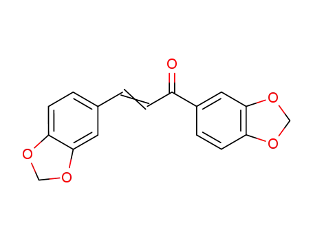 Molecular Structure of 76530-89-7 (Bis(3,4-methylenedioxy)chalcone)