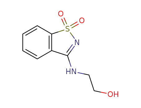 2-(1,1-DIOXO-1H-1LAMBDA6-BENZO[D]ISOTHIAZOL-3-YLAMINO)-ETHANOL