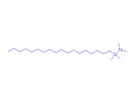 Molecular Structure of 76328-77-3 (N-OCTADECYLDIMETHYL(DIMETHYLAMINO)SILANE)
