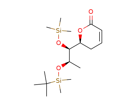 (S)-6-[(1S,2R)-2-(tert-Butyl-dimethyl-silanyloxy)-1-trimethylsilanyloxy-propyl]-5,6-dihydro-pyran-2-one