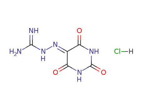 56128-69-9,2-[(2,4,6-trioxo-1,3-diazinan-5-ylidene)amino]guanidine,