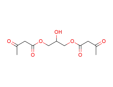 Molecular Structure of 76489-36-6 (2-hydroxypropane-1,3-diyl bis(3-oxobutanoate))