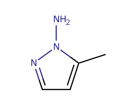 Molecular Structure of 77202-03-0 (1H-Pyrazol-1-amine, 5-methyl-)