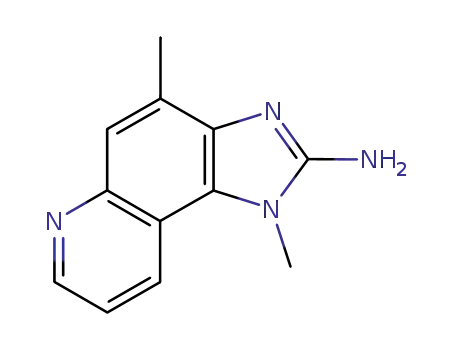 Molecular Structure of 77094-16-7 (1,4-dimethyl-1H-imidazo[4,5-f]quinolin-2-amine)