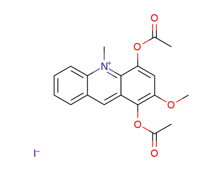 Molecular Structure of 77282-22-5 (Iodure de diacetoxy-1,4 methoxy-2 methyl-10 acridinium [French])
