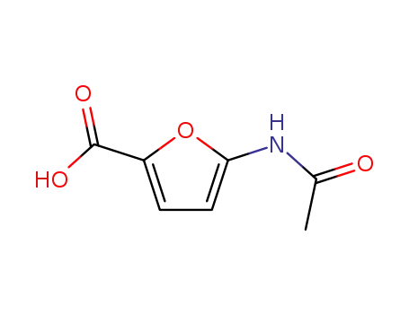 Molecular Structure of 772-69-0 (5-(acetylamino)-2-furoic acid)