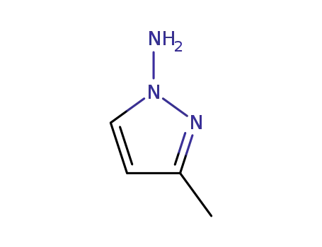Molecular Structure of 77202-04-1 (1H-Pyrazol-1-amine, 3-methyl-)