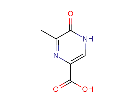Molecular Structure of 77168-83-3 (5-Hydroxy-6-methylpyrazine-2-carboxylic acid)