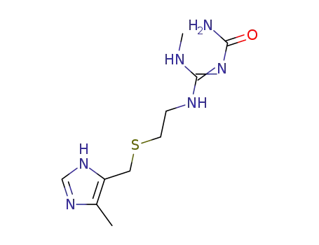 Molecular Structure of 77076-18-7 (guanylurea cimetidine)