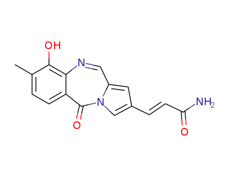 77165-77-6,1,11a-didehydroanhydroanthramycin,5H-Pyrrolo[2,1-c][1,4]benzodiazepine,2-propenamide deriv.; Didehydroanhydroanthramycin