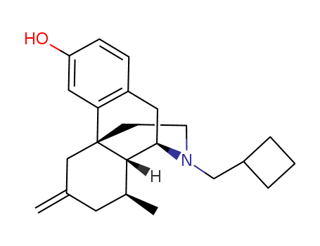 77287-89-9,Xorphanol,17-(Cyclobutylmethyl)-8b-methyl-6-methylenemorphinan-3-ol;17-Cyclobutylmethyl-3-hydroxy-8b-methyl-6-methylenemorphinane;N-(Cyclobutylmethyl)-8 beta-methyl-6-methylenemorphinan-3-ol;Xorphanol;(8b)-17-(Cyclobutylmethyl)-8-methyl-6-methylidenemorphinan-3-ol;9a-Cyclobutylmethyl-8beta-methyl-6-methylen-3-morphinanol;