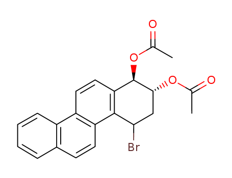 80409-34-3,4-bromo-1,2,3,4-tetrahydrochrysene-1,2-diyl diacetate,