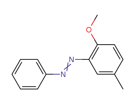Molecular Structure of 77046-80-1 (2-Methoxy-5-methylazobenzene)